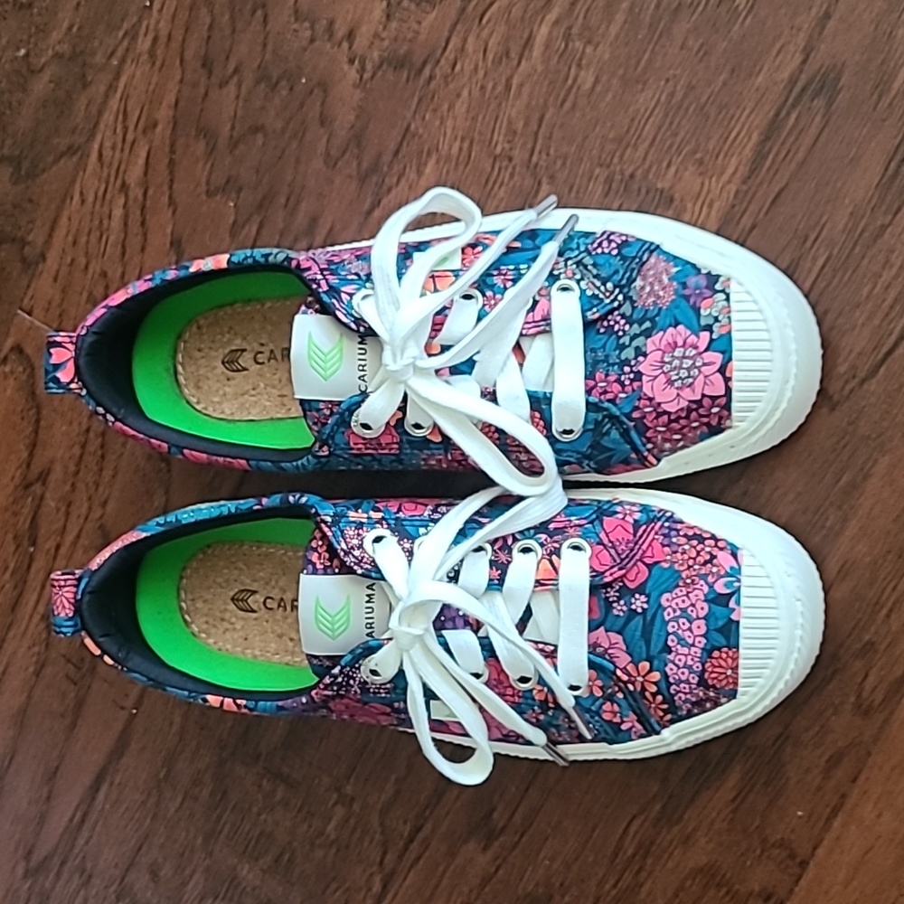 OCA Low Night Floral Print Canvas Sneaker 7